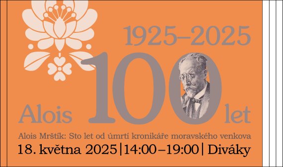 MUZEJNÍ ODPOLEDNE Alois Mrštík: Sto let od úmrtí kronikáře moravského venkova 18.5.2025